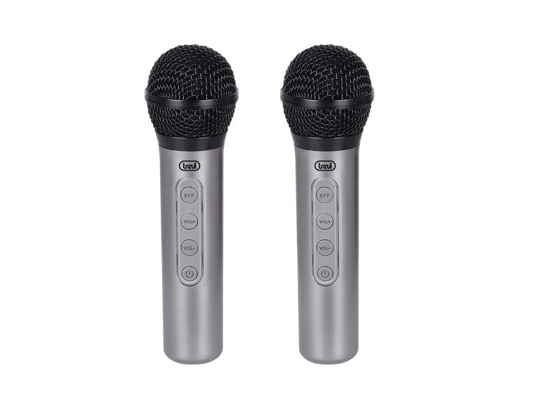 Trevi EM 415 R Nero, Argento Microfono per karaoke