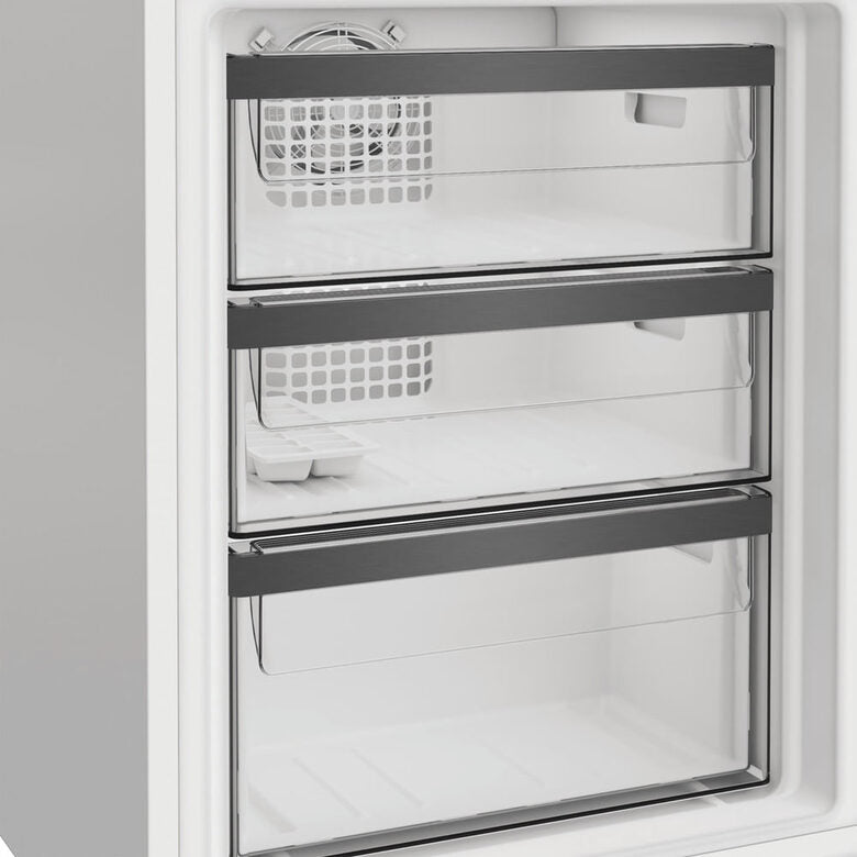 Whirlpool WHKN 3283 B4E Frigorifero combinato a incasso, Total No Frost ventilato, 55 cm, Classe E, Bianco, 37 db, h 194cm