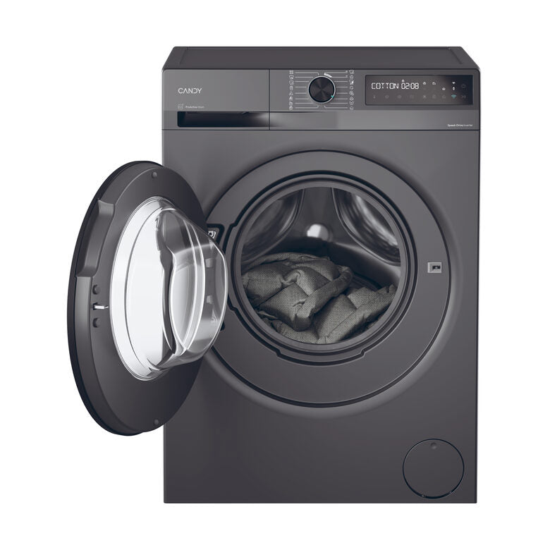 Candy BR 48B6G-S ProWash 500 Lavatrice A Libera Installazione 8 Kg, 1400 Giri, Classe A, Proactive Wash, Antracite