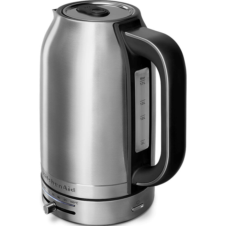 KitchenAid 5KEK1701ESX bollitore elettrico 1,7 L 2400 W Nero, Acciaio inox