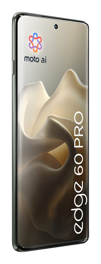 Motorola edge 60 pro con Moto AI (12/512GB, Fotocamera 50+50+10MP, selfie 50MP, Display 6.67" pOLED 120Hz, MediaTek Dimensity 8350, batteria 6000mAh, ricarica 90W, Android 15), PANTONE Shado