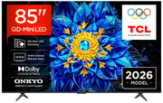 TCL P8L TV 85P8L – QD-Mini LED 85", 4K HDR, Google TV, 144Hz VRR, Audio Onkyo 2.1