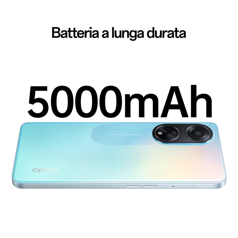 OPPO A98 5G Smartphone, AI Tripla fotocamera 64+2+2MP, Selfie 32MP, Display 6.72” 120HZ LDC FHD+, 5000mAh, RAM 8(Esp 4GB/6GB/8GB)+ROM 256GB (esp1TB), IPX4, Supporto Auto [Versione Italia], D