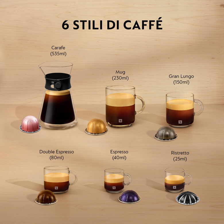 De' Longhi Vertuo Pop ENV90.Y Macchina da Caffè in Capsule, Giallo