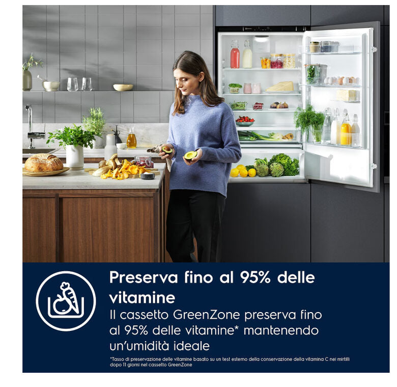 Electrolux ENG7TE75S frigorifero con congelatore Da incasso (E) 188,4x69,6x54,9 Doppia porta 287 litri Total No Frost