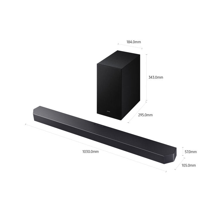 Samsung Q-series Soundbar HW-Q600F/ZF, Audio 3.1.2 canali , Wireless Dolby Atmos, 2025