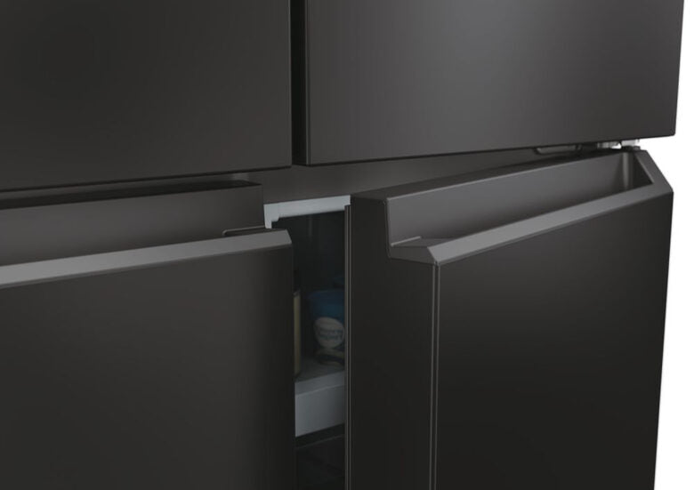 Haier Cube 83 Serie 3 HCR3818EWPT frigorifero side-by-side 463L Libera installazione E Antracite
