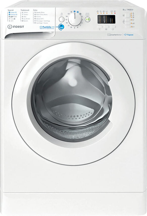 Indesit BWA 81496X WV IT Lavatrice a libera installazione 8 kg Bianco (A)