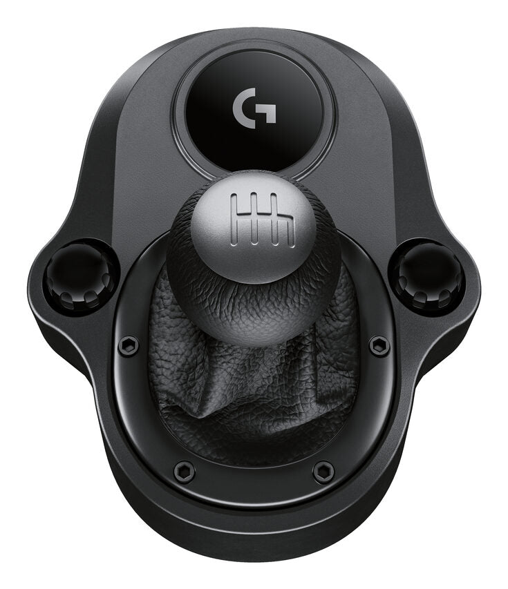 Logitech G Kit da corsa Logitech G923 SE: volante da corsa e pedali G923, TRUEFORCE, vera pelle + leva del cambio Driving Force - Per PS5, PS4, PC, Mac - Nero