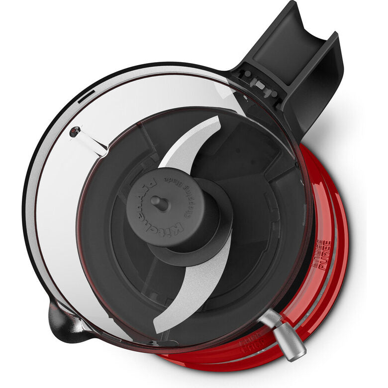 KitchenAid 5KFC3516EER 0,83 L 240 W Nero, Rosso, Acciaio inox
