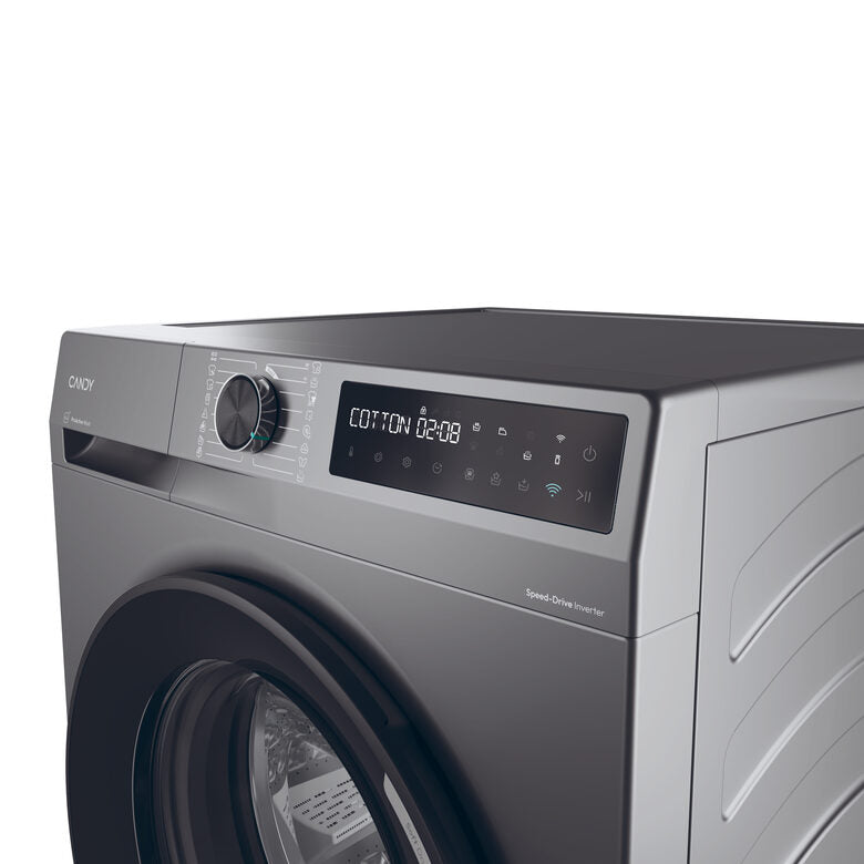 Candy BR 48B6G-S ProWash 500 Lavatrice A Libera Installazione 8 Kg, 1400 Giri, Classe A, Proactive Wash, Antracite