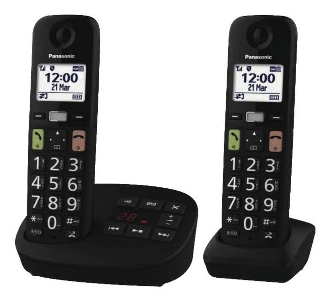 Panasonic KX-TGU132EXB telefono Telefono analogico/DECT Nero