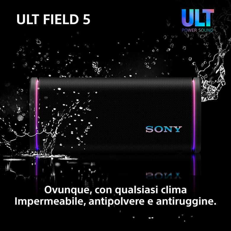 Sony Ult Field 5 Altoparlante portatile stereo Bianco