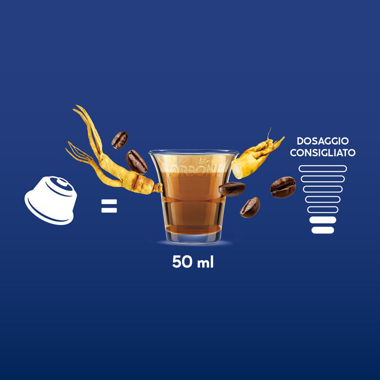 Borbone 16 Capsule Caffè Compatibili Nescafé Dolce Gusto Caffè al Ginseng