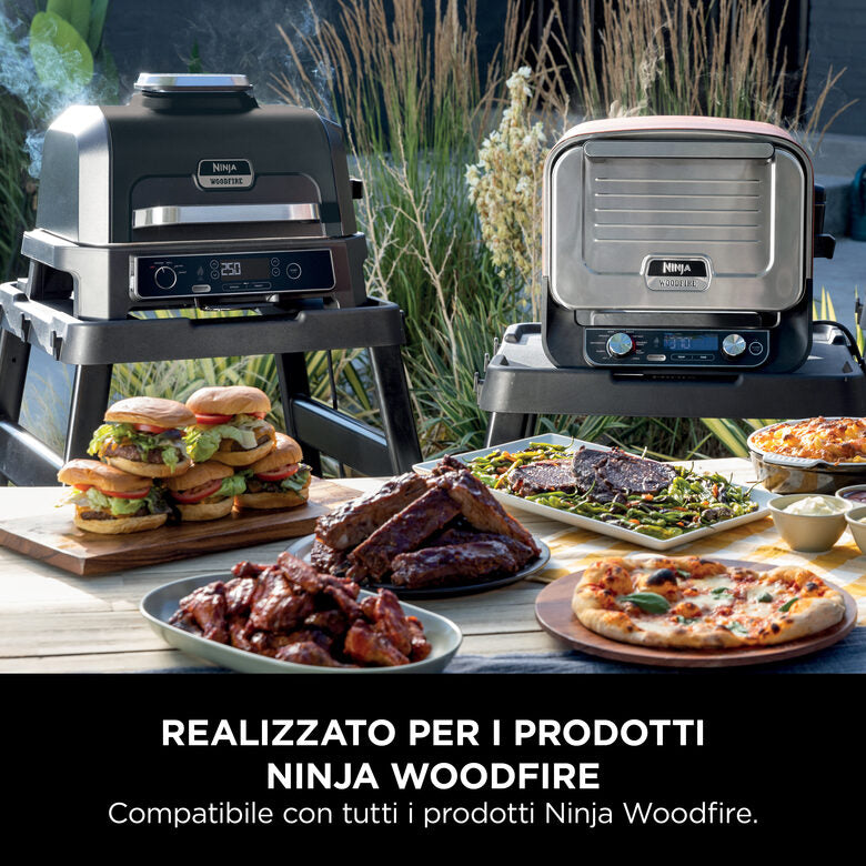Ninja Tavola laterale e supporto regolabile Woodfire