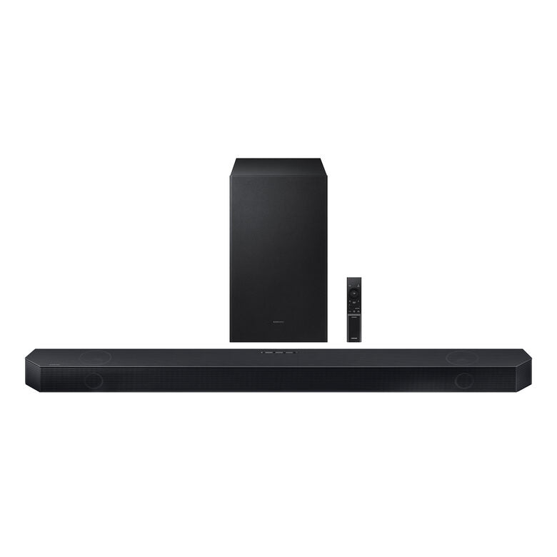 Samsung Soundbar HW-Q700C/ZF Serie Q, 9 speaker, Wireless Dolby Atmos, Audio a 3.1.2 canali, Q-Simphony, Compatibile con Alexa e Google Assistant, Black