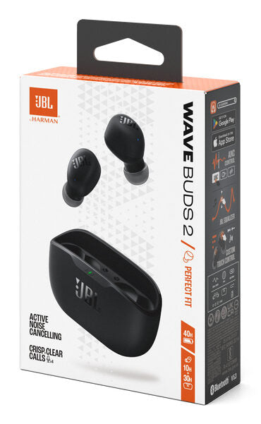 JBL Wave Buds 2 Auricolare True Wireless Stereo (TWS) In-ear Musica e Chiamate Bluetooth Nero
