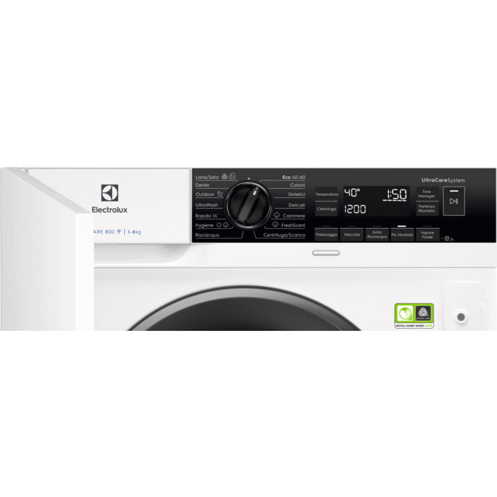 Electrolux EW8F384BI lavatrice Caricamento frontale 8 kg 1351 Giri/min Bianco