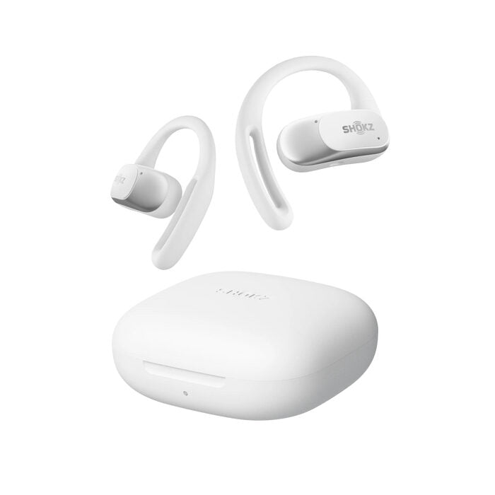 SHOKZ OpenFit Air, weiss Auricolare Wireless A clip Chiamate/Musica/Sport/Tutti i giorni Bluetooth Bianco