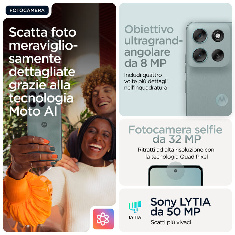 Motorola moto g56 5G 17,1 cm (6.72") Dual SIM ibrida Android 15 USB tipo-C 8 GB 512 GB 5200 mAh Grigio