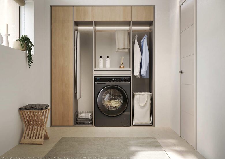 Haier X Series 5, Lavatrice Carica Frontale 13 KG, 30% più efficente della classe A, 1400 giri, Antracite, AI PowerDrive, Vapore, Wi-Fi, Smart AI, Super Fast 15', HW130BP14357GUIT