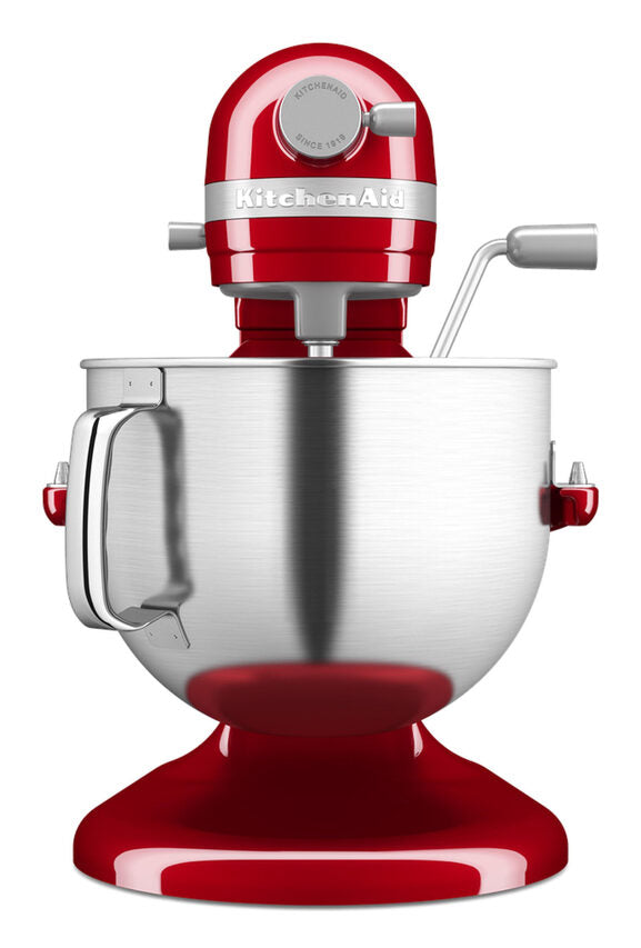 KitchenAid 5KSM70SHXEER Sbattitore con base 375 W Grigio, Rosso, Acciaio inox