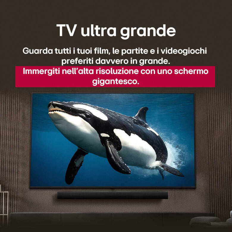 LG NanoCell AI 50NANO81A6A TV Serie NANO81 50'' 4K, α7 Gen8, HDR10, 20W, 3 HDMI con Game Optimizer, Smart TV WebOS 25