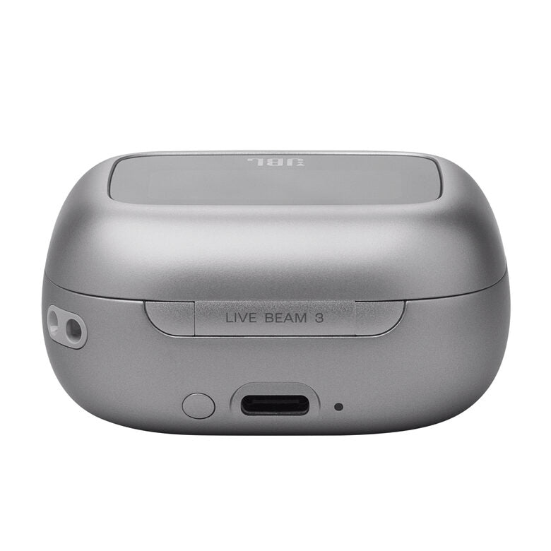 JBL Live Beam 3 Auricolare Wireless In-ear Chiamate/Musica/Sport/Tutti i giorni Bluetooth Argento