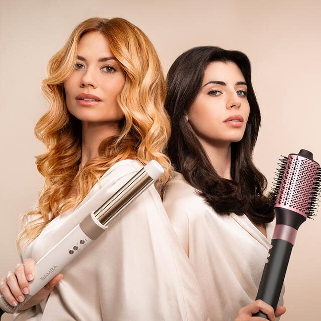 Cecotec CeramicCare AirGlam Multistyler Caldo Champagne, Bianco 1400 W 1,8 m