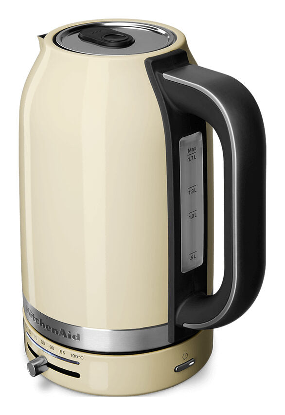 KitchenAid 5KEK1701EAC bollitore elettrico 1,7 L 2400 W Nero, Crema, Acciaio inox