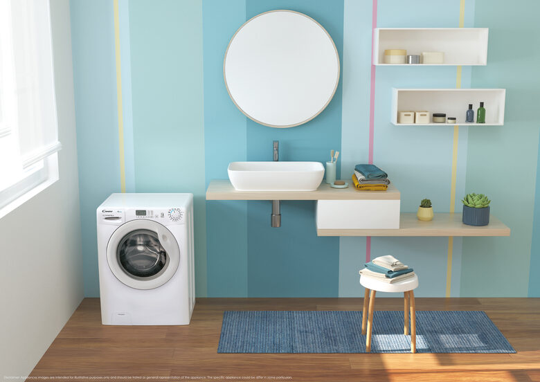 Candy EY294DWM5/1-S Easy Lavatrice Libera Installazione 9 Kg, 1200 Giri, Tecnologia Smart Touch, Classe A, Bianco