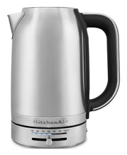 KitchenAid 5KEK1701ESX bollitore elettrico 1,7 L 2400 W Nero, Acciaio inox