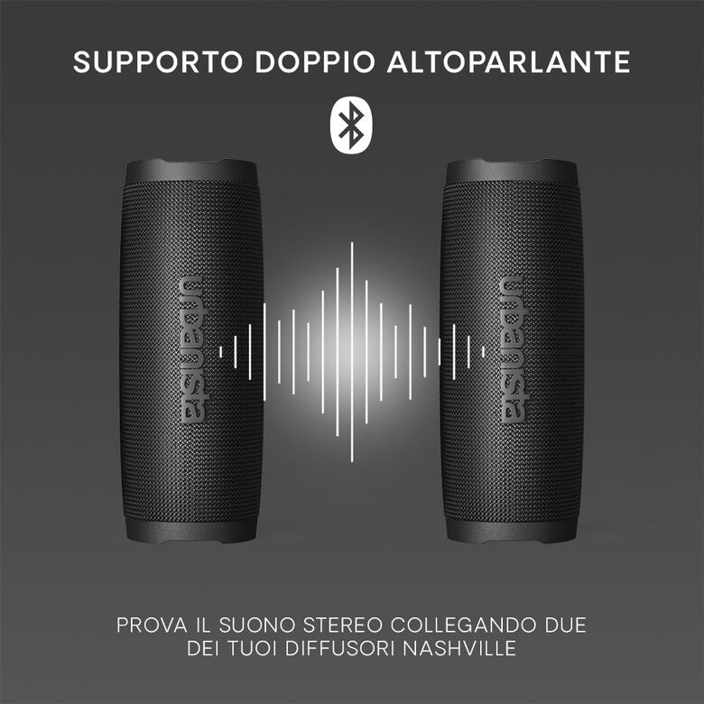 Urbanista Nashville Altoparlante portatile stereo Nero 20 W
