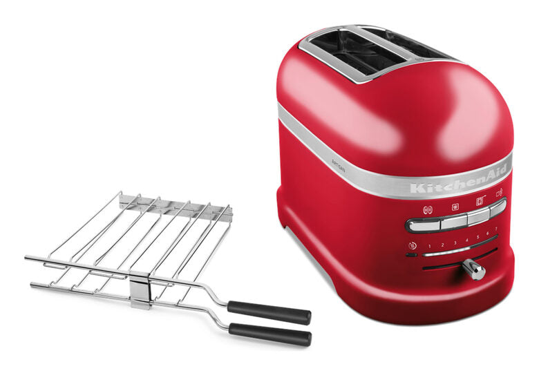 KitchenAid 5KMT2204EER 7 2 fetta/e 1250 W Rosso, Acciaio inox