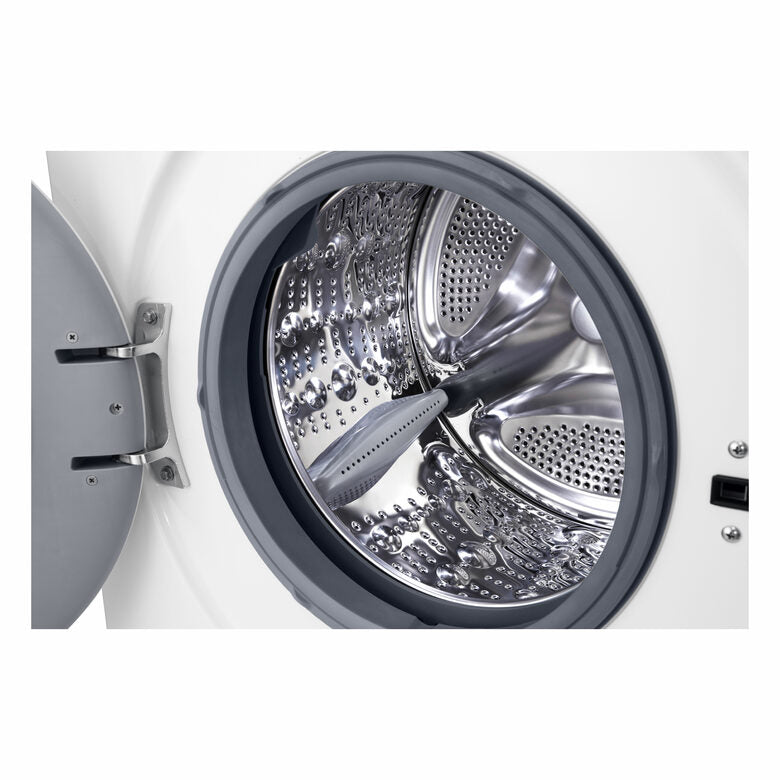 LG F4NX1008NWK Serie X1 Lavatrice Smart A Libera Installazione 8 Kg, 1400 Giri, Allergy Care, Direct Drive, Wi-Fi, Sistema 6 Motion, Classe A, Bianco