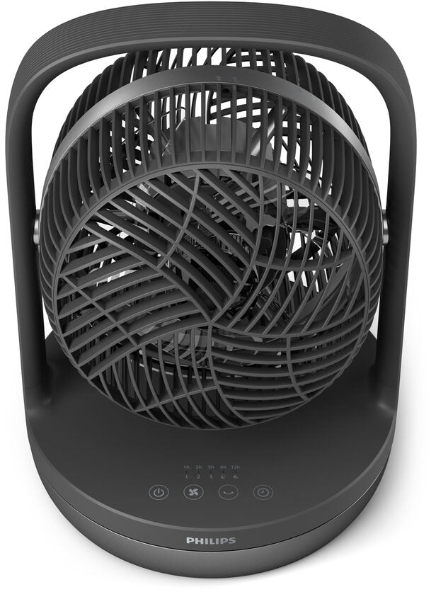 Philips Serie 3000 Ventilatore da tavolo CX3050/01, Flusso d'aria 738 m³/h, Ultra silenzioso 23db