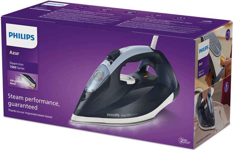 Philips 7000 series DST7030/20 Ferro da stiro HV blu scuro