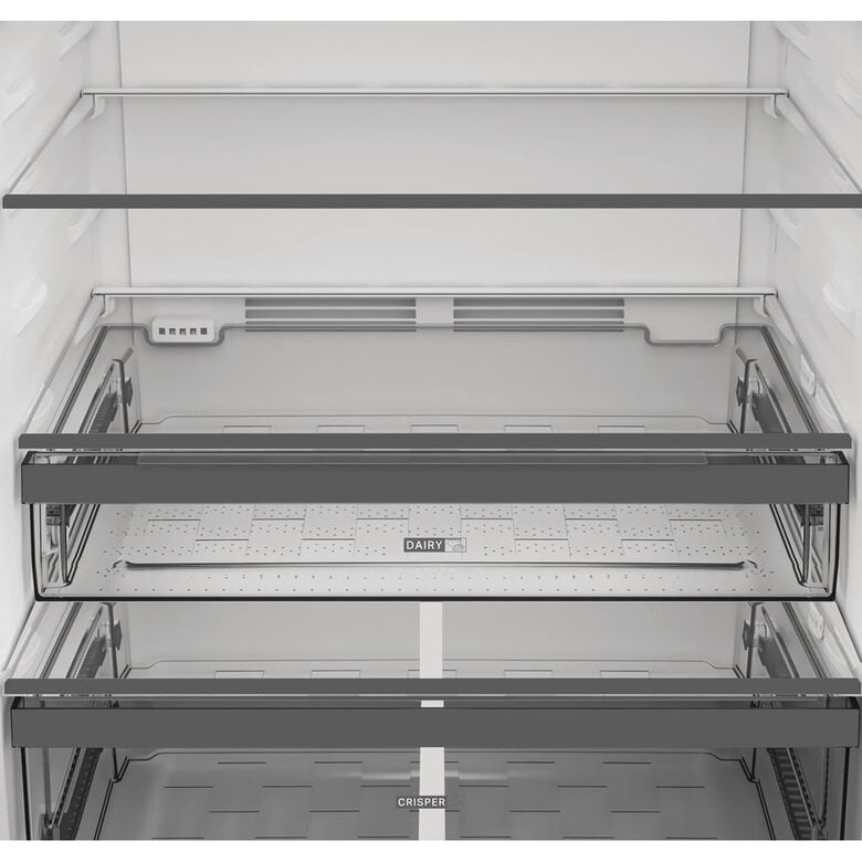 Whirlpool WHD2 6472 X4E Frigorifero Combinato A Libera Installazione, No Frost, Sensori 6° Senso, Classe E, Acciaio Inox