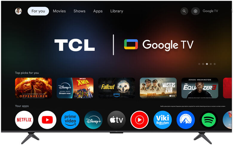 TCL P8L TV 85P8L – QD-Mini LED 85", 4K HDR, Google TV, 144Hz VRR, Audio Onkyo 2.1