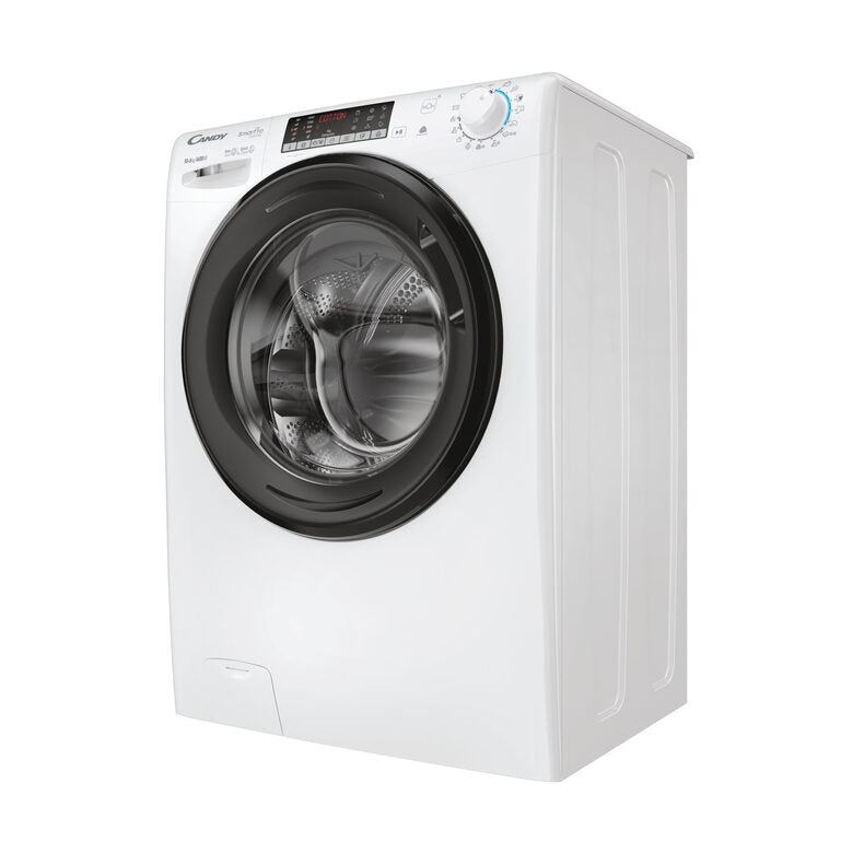 Candy CSOW61066TWMB6-S Lavasciuga A Libera Installazione 10 Kg, 1600 Giri, Smart Pro Inverter, Wi-Fi + Bluetooth, Snap&Wash, Classe D, Bianco