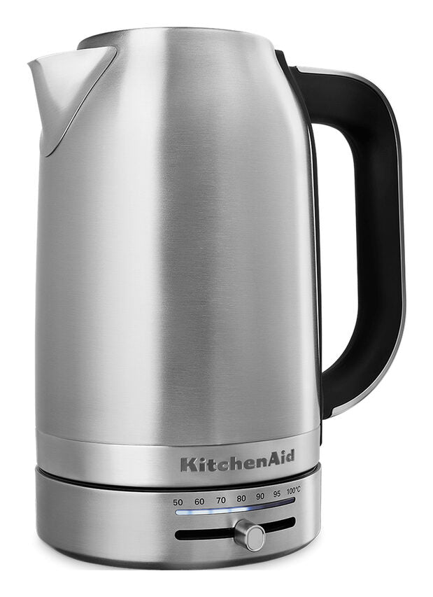 KitchenAid 5KEK1701ESX bollitore elettrico 1,7 L 2400 W Nero, Acciaio inox