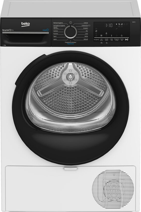 Beko BMGT4122SBI: Asciugatrice 12kg, classe E, motore inverter