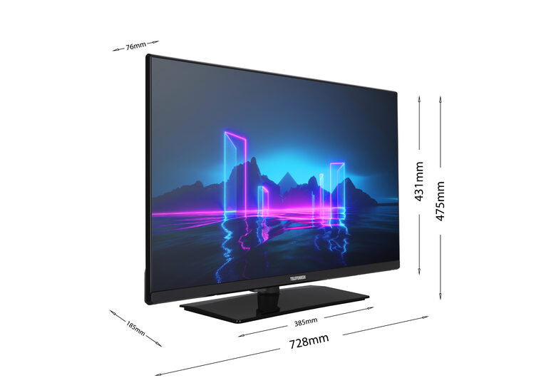 Telefunken TE32750B45V2D Smart TV 32" HD Wi-Fi Nero 250 cd/m²