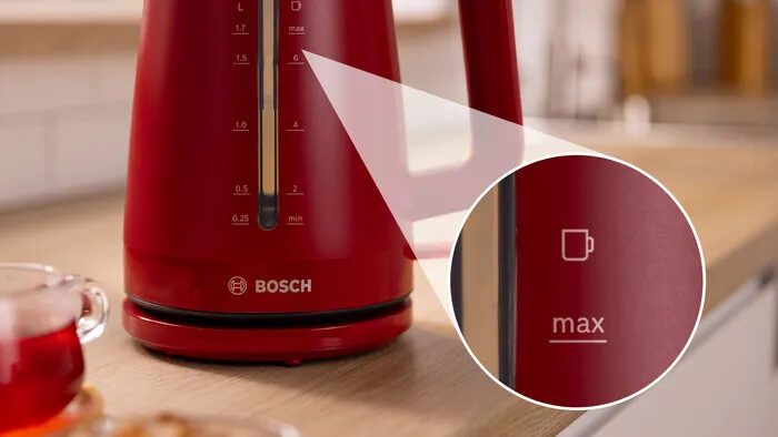 Bosch TWK3M124 Bollitore MyMoment 1.7 l Rosso
