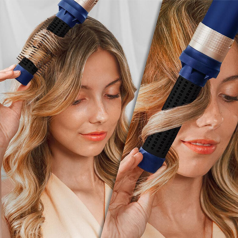Cecotec Bamba CeramicCare 14in1 Asciugacapelli AirGlam Blue Multistyler Caldo Blu 1400 W