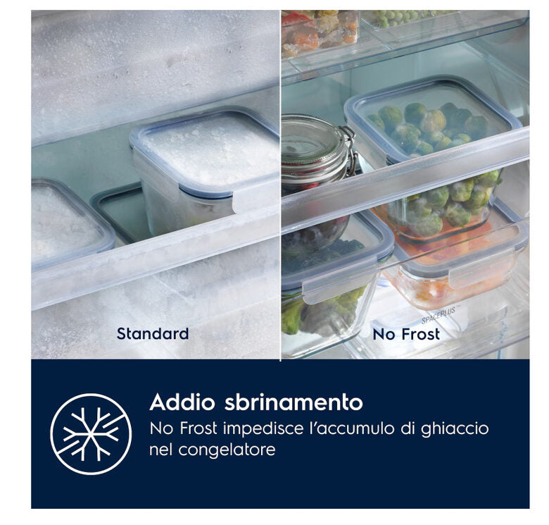 Electrolux ENG7TE75S frigorifero con congelatore Da incasso (E) 188,4x69,6x54,9 Doppia porta 287 litri Total No Frost