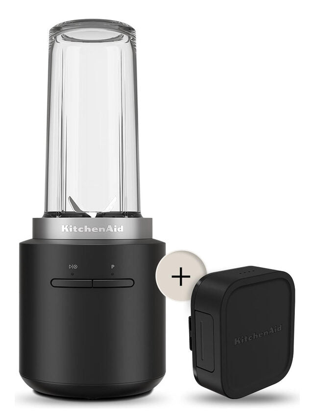 KitchenAid 5KSBR256BM Mini Frullatore Senza Fili con Batteria Rimovibile 12V