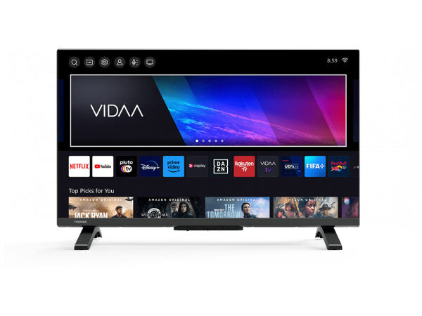 Toshiba 32WV2E63DA Televisione Smart TV 32 Pollici Led Hd Wi-fi Nero 250 cd/m²