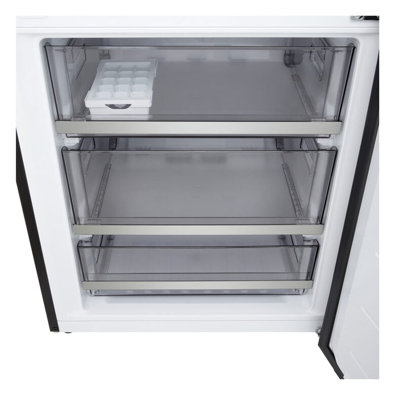 LG GBBW322CEV Frigorifero combinato 70cm, Classe C, 465L, Wi-Fi, Door Cooling, Fresh Converter & Balancer, Black Steel