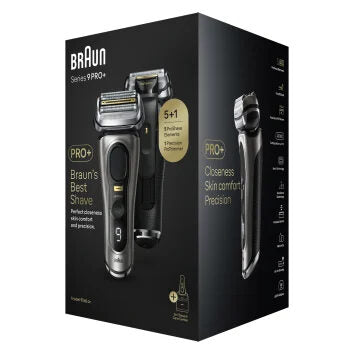 Braun Series 9 Pro+ 9565cc Wet & Dry Rasoio Trimmer Metallico